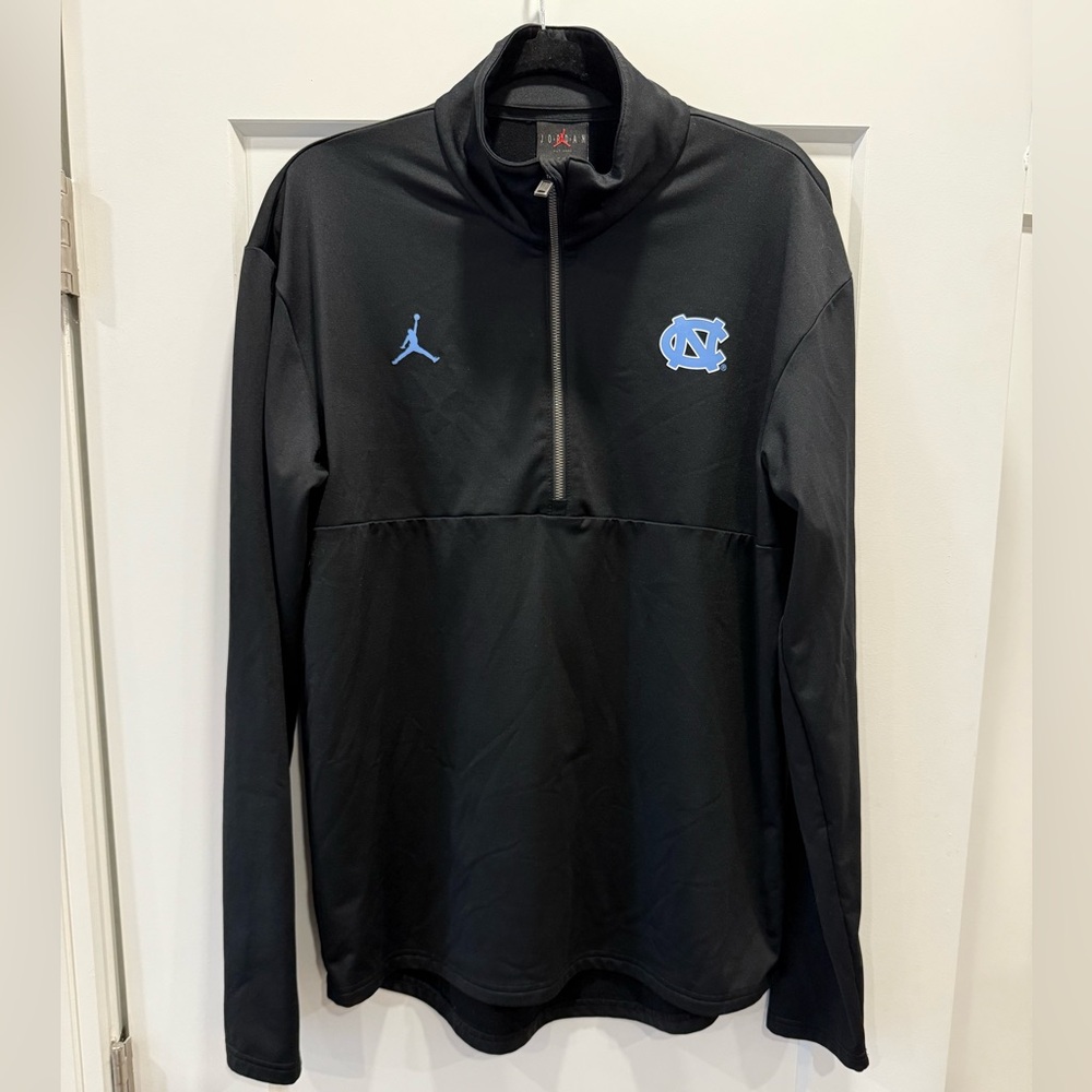 Jordan Brand UNC Black Half-Zip - Men’s Size Medium